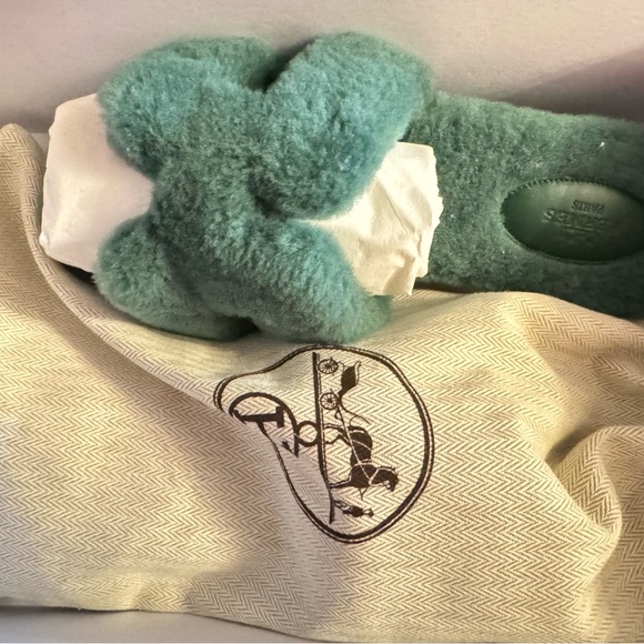 Hermes Oran shearling sandal - Size 39 - Picture 10 of 14